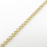 18KYG ダイヤモンドブレスレット