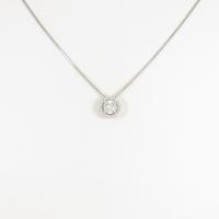 【新品】プラチナダイヤモンドネックレス 0．338ct・F・SI1・VG