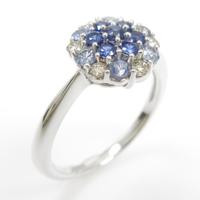 K18WG サファイヤリング10％引き