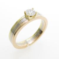 カルティエ トリニティ ソリテール リング 0．23ct・E・VS1・EXT