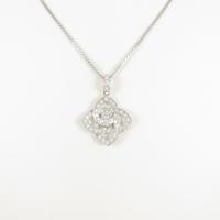 プラチナダイヤモンドネックレス 0．206ct・D・VVS2・VG