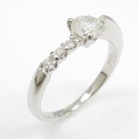 プラチナダイヤモンドリング 0．532ct・J・SI2・GOOD
