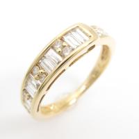 K18YG ダイヤモンドリング