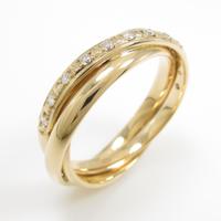 K18YG ダイヤモンドリング