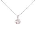 プラチナダイヤモンドネックレス 1．252ct・I・I1・ペアシェイプ