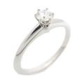 ティファニー クラシックソリティア リング 0．24ct・E・IF・3EXT