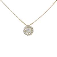 【新品】K18YG ダイヤモンドネックレス 0．324ct・H・SI2・GOOD