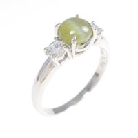 タサキ クリソベリルキャッツアイリング