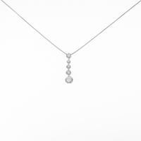 ヴァンドーム ダイヤモンドネックレス 0．236ct・F・SI2・EXT
