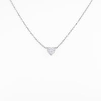 ティファニー ハート ネックレス 0．57ct・E・VVS2・ハートシェイプ