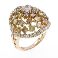 K18PG ダイヤモンドリング