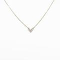 ポンテヴェキオ ハート ダイヤモンドネックレス