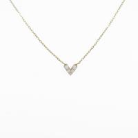 ポンテヴェキオ ハート ダイヤモンドネックレス