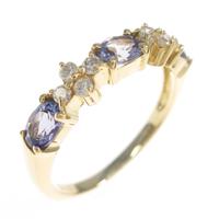 K18YG タンザナイトリング