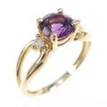 K18YG アメジストリング