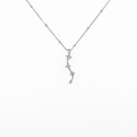 K18WG ダイヤモンドネックレス