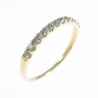 K18YG アクアマリンリング