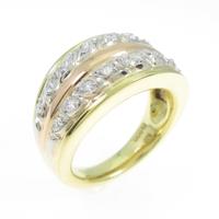 K18YG／PT／K18PG ダイヤモンドリング