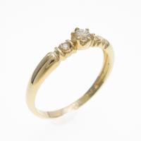 K18YG ダイヤモンドリング