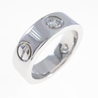 カルティエ ラブリング ハーフダイヤ