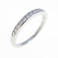 ティファニー ハーフサークル チャネルセッティング リング