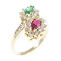 K18YG カラーストーンリング