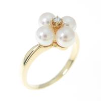 ミキモト フラワー アコヤパールリング