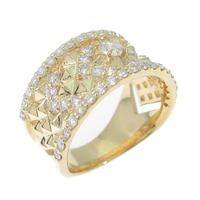 K18YG ダイヤモンドリング