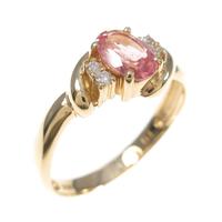 K18YG トルマリンリング