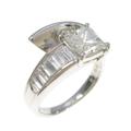 プラチナダイヤモンドリング 1．258ct・L・SI2・プリンセスカット
