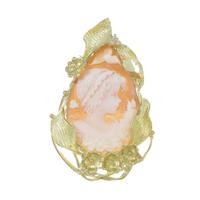 K18YG シェルカメオペンダント