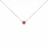 アガット ルビーネックレス