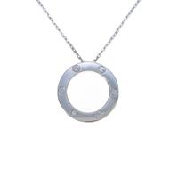 カルティエ ラブネックレス ハーフダイヤ ネックレス