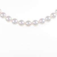 【新品】SV／K14WG 花珠 アコヤパールネックレス・イヤリングセット 桐箱付き