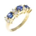 K18YG サファイヤリング