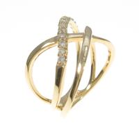 K18YG ダイヤモンドリング