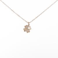 4゜C クローバー ダイヤモンドネックレス