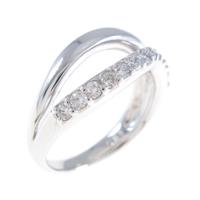 K18WG ダイヤモンドリング