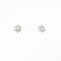 【リメイク】K18YG／ST ダイヤモンドピアス 0．303ct・0．306ct・G・VS1・GOOD