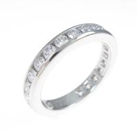 ティファニー フルサークル チャネルセッティング リング