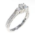 【リメイク】プラチナダイヤモンドリング 0．559ct・F・VS1・EXT