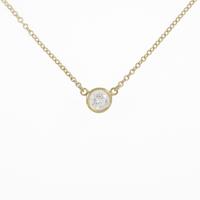 ティファニー バイザヤード ネックレス 0．24ct・H・SI1・3EXT