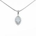 プラチナダイヤモンドネックレス 1．506ct・D・SI2・マーキスカット
