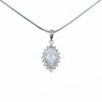 プラチナダイヤモンドネックレス 1．506ct・D・SI2・マーキスカット
