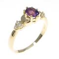 18KYG アメジストリング