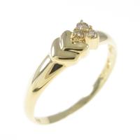 K18YG ダイヤモンドリング