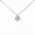 【リメイク】プラチナダイヤモンドネックレス 1．001ct・E・SI2・GOOD