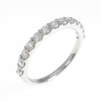 【新品】PT ハーフエタニティ ダイヤモンドリング