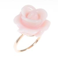 アガット ローズ オパールリング