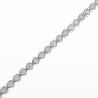 K14WG ダイヤモンドブレスレット